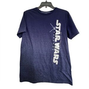 Star Wars Disney Weekends Theme Park 2015 Adult Shirt Large Lucasfilms Blue